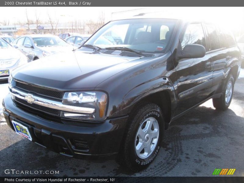 Black / Gray 2003 Chevrolet TrailBlazer LS 4x4
