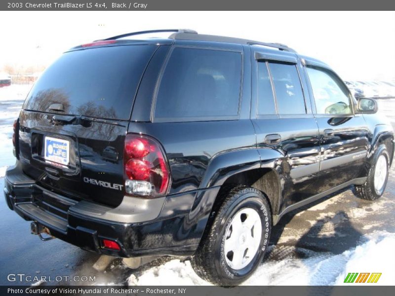 Black / Gray 2003 Chevrolet TrailBlazer LS 4x4