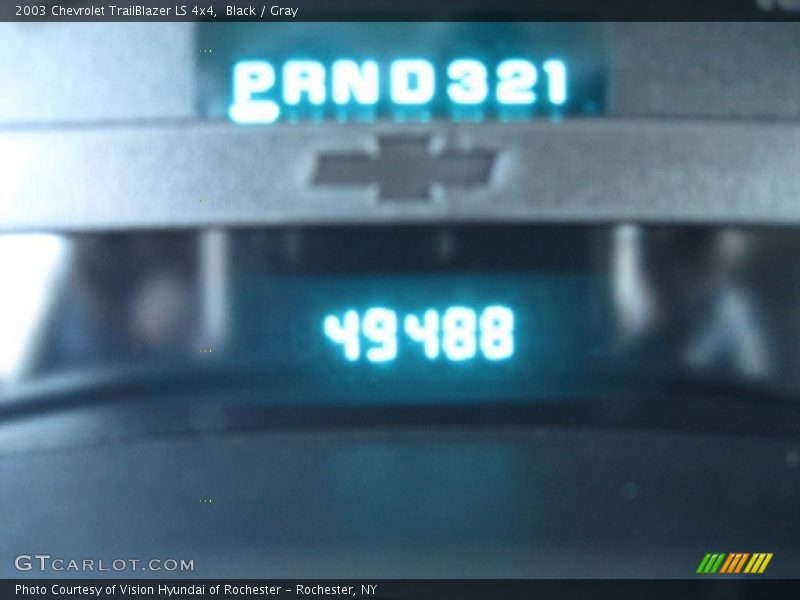 Black / Gray 2003 Chevrolet TrailBlazer LS 4x4