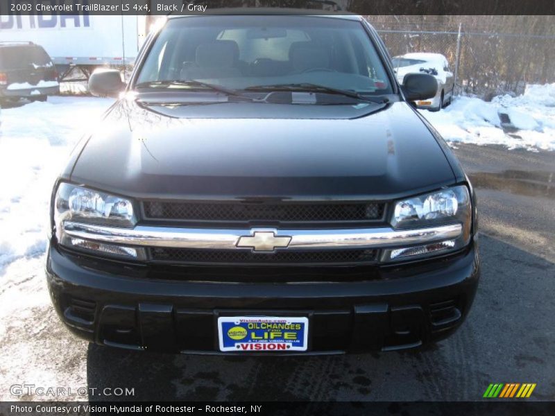 Black / Gray 2003 Chevrolet TrailBlazer LS 4x4