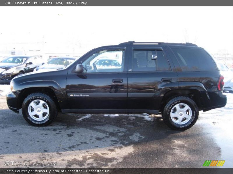 Black / Gray 2003 Chevrolet TrailBlazer LS 4x4