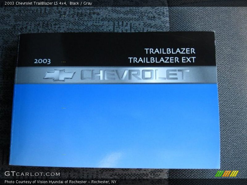 Black / Gray 2003 Chevrolet TrailBlazer LS 4x4