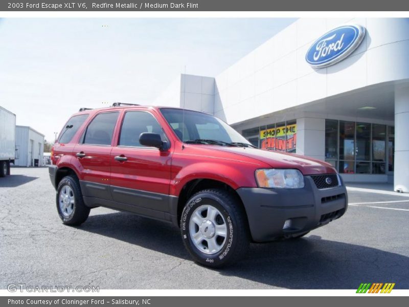 Redfire Metallic / Medium Dark Flint 2003 Ford Escape XLT V6