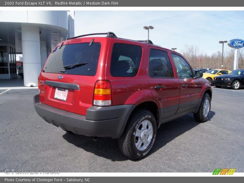 Redfire Metallic / Medium Dark Flint 2003 Ford Escape XLT V6