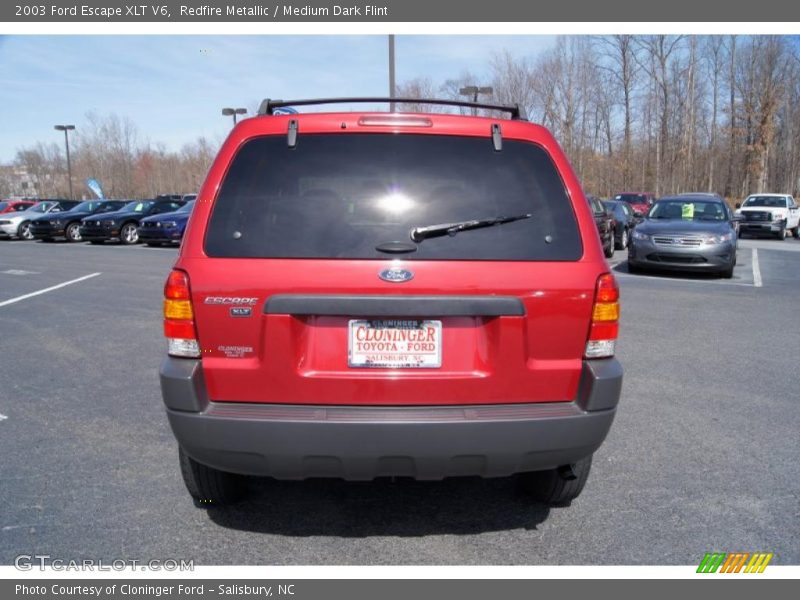Redfire Metallic / Medium Dark Flint 2003 Ford Escape XLT V6