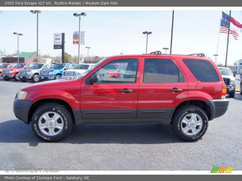 Redfire Metallic / Medium Dark Flint 2003 Ford Escape XLT V6