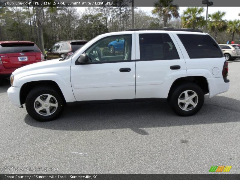 Summit White / Light Gray 2006 Chevrolet TrailBlazer LS 4x4