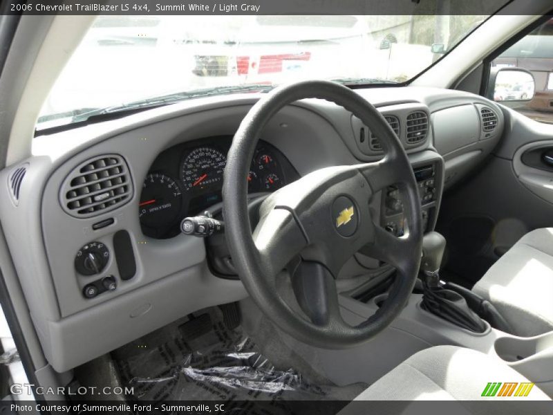Summit White / Light Gray 2006 Chevrolet TrailBlazer LS 4x4