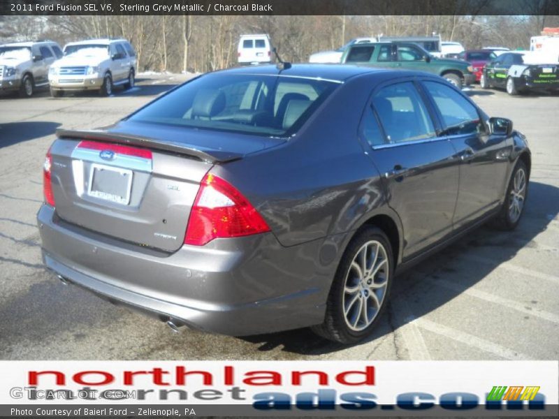 Sterling Grey Metallic / Charcoal Black 2011 Ford Fusion SEL V6