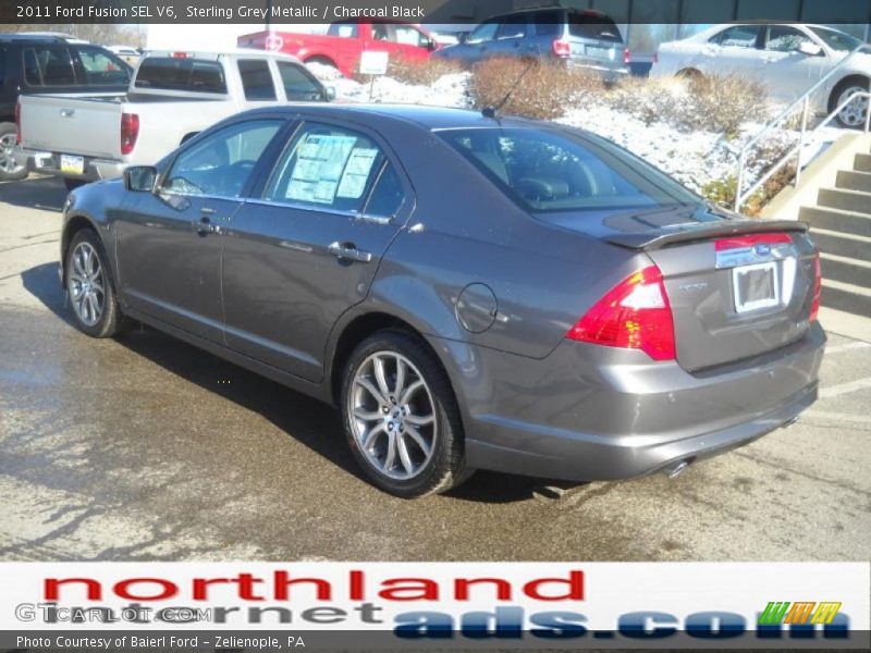 Sterling Grey Metallic / Charcoal Black 2011 Ford Fusion SEL V6