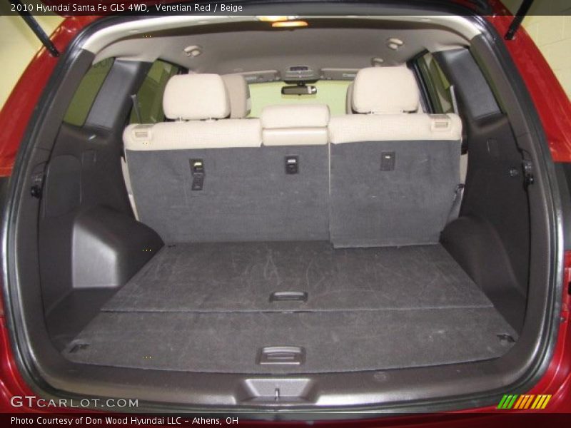 Venetian Red / Beige 2010 Hyundai Santa Fe GLS 4WD