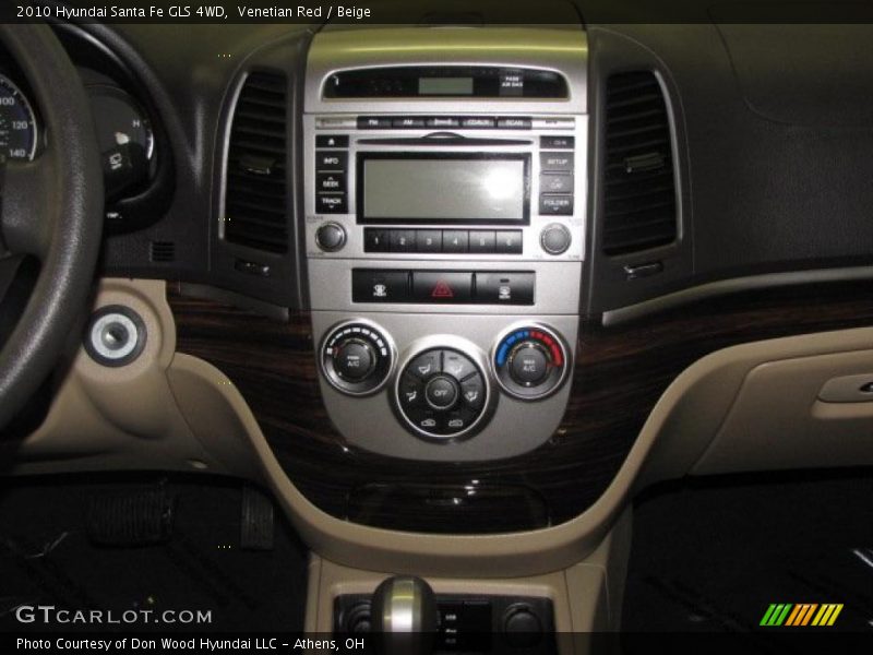 Venetian Red / Beige 2010 Hyundai Santa Fe GLS 4WD