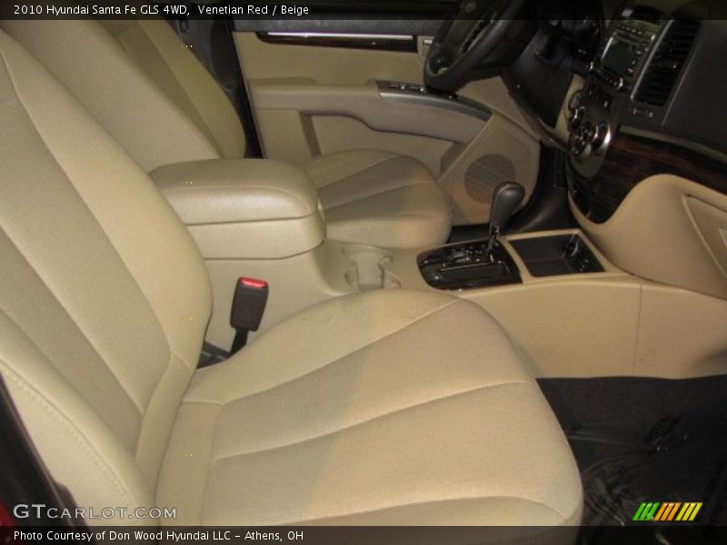 Venetian Red / Beige 2010 Hyundai Santa Fe GLS 4WD