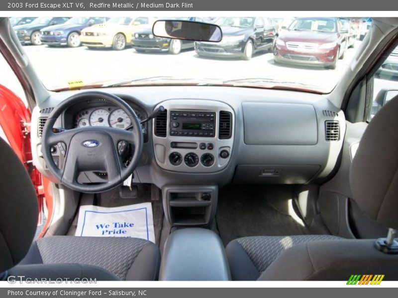 Redfire Metallic / Medium Dark Flint 2003 Ford Escape XLT V6
