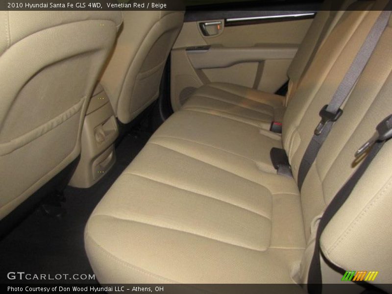 Venetian Red / Beige 2010 Hyundai Santa Fe GLS 4WD