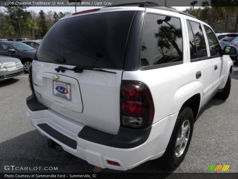Summit White / Light Gray 2006 Chevrolet TrailBlazer LS 4x4