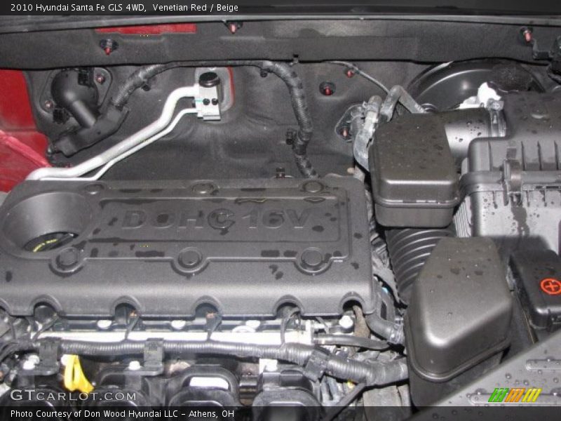 Venetian Red / Beige 2010 Hyundai Santa Fe GLS 4WD
