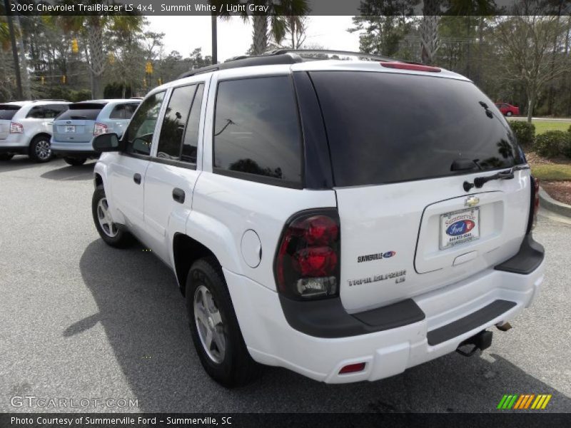 Summit White / Light Gray 2006 Chevrolet TrailBlazer LS 4x4