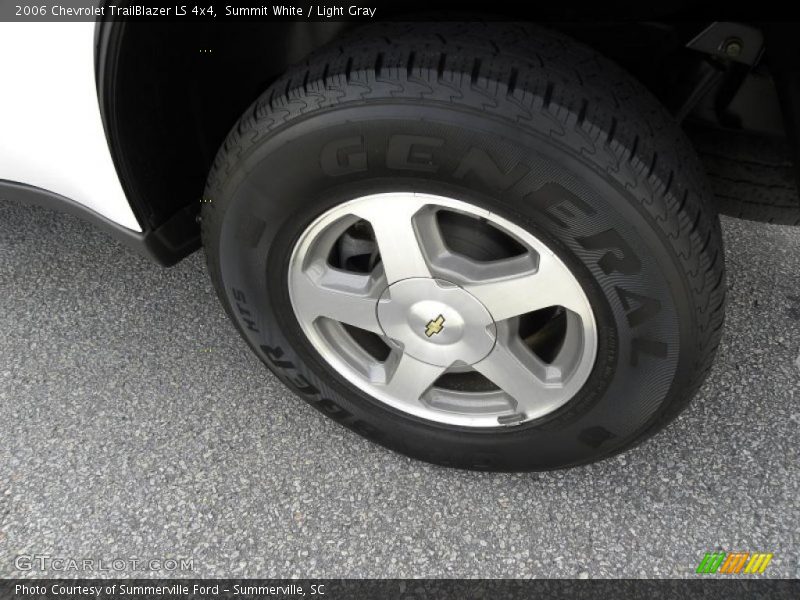 Summit White / Light Gray 2006 Chevrolet TrailBlazer LS 4x4