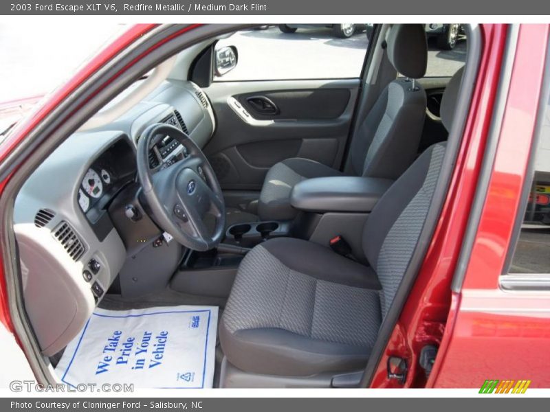 Redfire Metallic / Medium Dark Flint 2003 Ford Escape XLT V6
