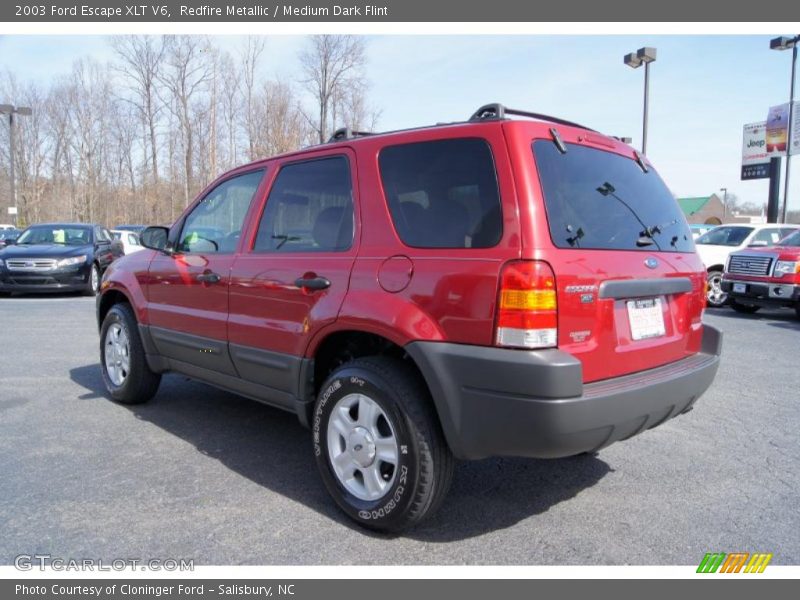 Redfire Metallic / Medium Dark Flint 2003 Ford Escape XLT V6