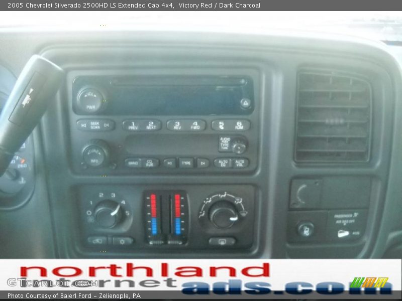 Victory Red / Dark Charcoal 2005 Chevrolet Silverado 2500HD LS Extended Cab 4x4