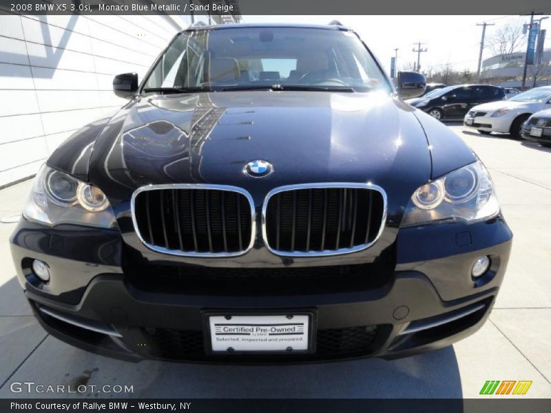 Monaco Blue Metallic / Sand Beige 2008 BMW X5 3.0si