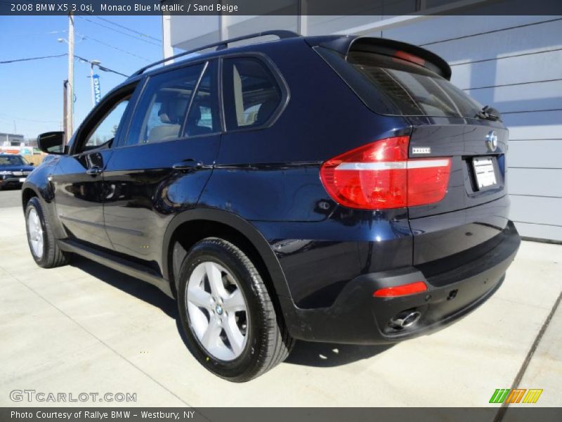 Monaco Blue Metallic / Sand Beige 2008 BMW X5 3.0si