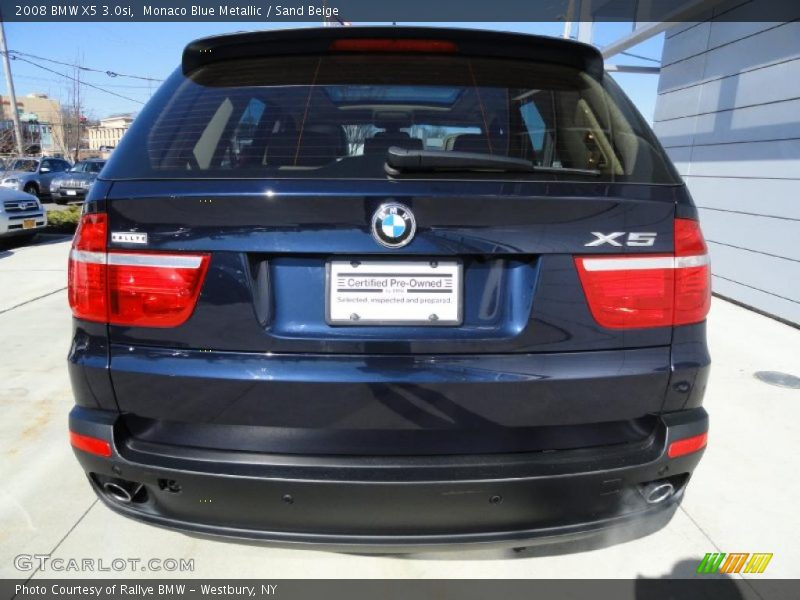 Monaco Blue Metallic / Sand Beige 2008 BMW X5 3.0si