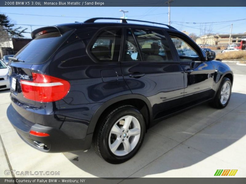 Monaco Blue Metallic / Sand Beige 2008 BMW X5 3.0si