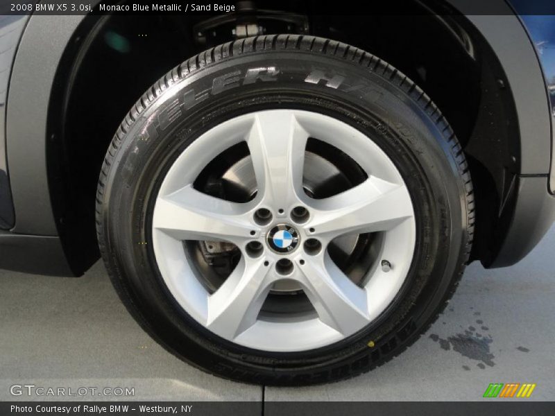 Monaco Blue Metallic / Sand Beige 2008 BMW X5 3.0si