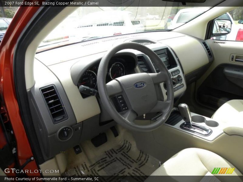 Blazing Copper Metallic / Camel 2007 Ford Edge SE