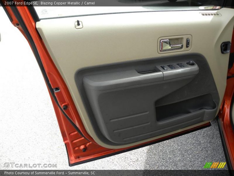 Blazing Copper Metallic / Camel 2007 Ford Edge SE