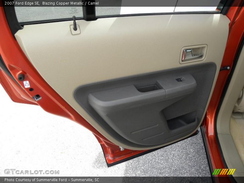 Blazing Copper Metallic / Camel 2007 Ford Edge SE