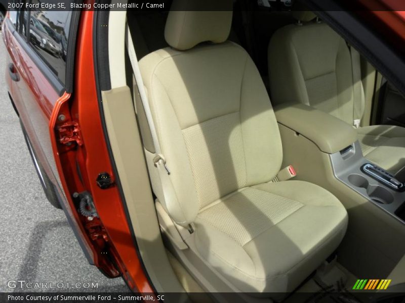 Blazing Copper Metallic / Camel 2007 Ford Edge SE