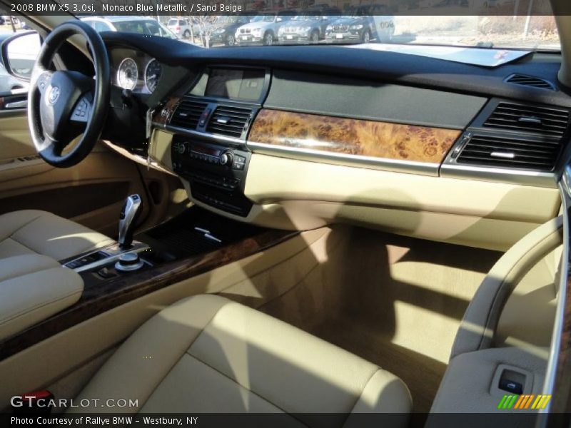 Monaco Blue Metallic / Sand Beige 2008 BMW X5 3.0si