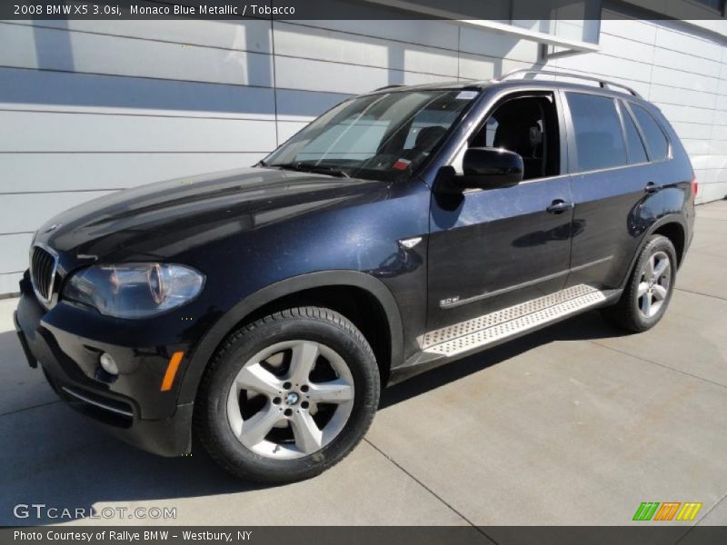 Monaco Blue Metallic / Tobacco 2008 BMW X5 3.0si