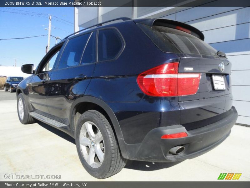 Monaco Blue Metallic / Tobacco 2008 BMW X5 3.0si