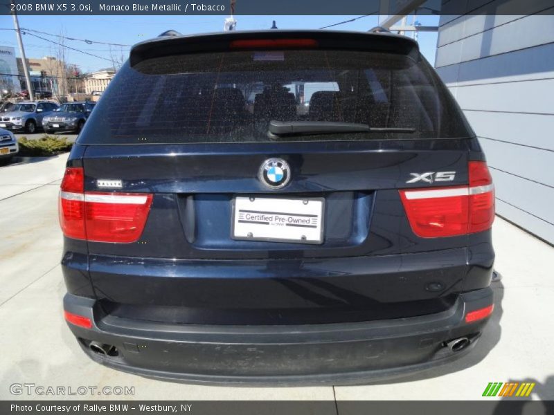 Monaco Blue Metallic / Tobacco 2008 BMW X5 3.0si