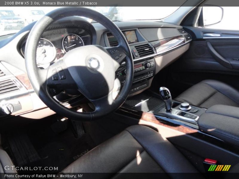 Monaco Blue Metallic / Tobacco 2008 BMW X5 3.0si