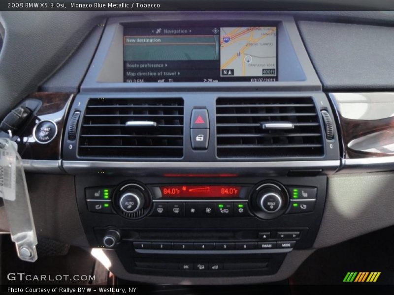 Monaco Blue Metallic / Tobacco 2008 BMW X5 3.0si