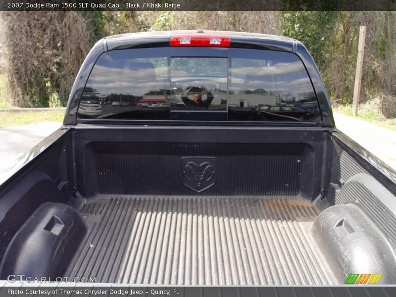 Black / Khaki Beige 2007 Dodge Ram 1500 SLT Quad Cab