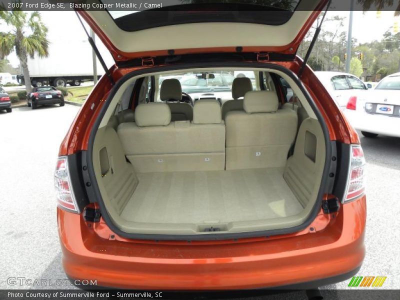 Blazing Copper Metallic / Camel 2007 Ford Edge SE