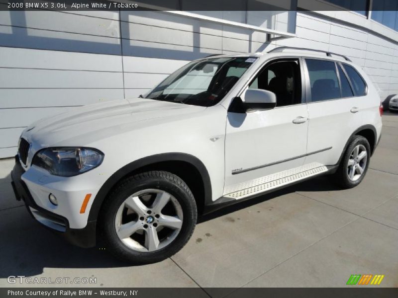 Alpine White / Tobacco 2008 BMW X5 3.0si