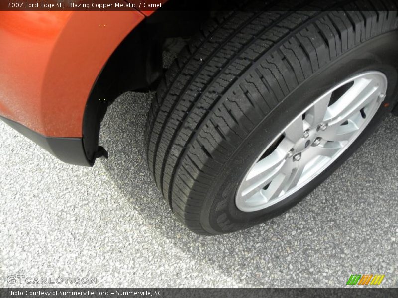 Blazing Copper Metallic / Camel 2007 Ford Edge SE