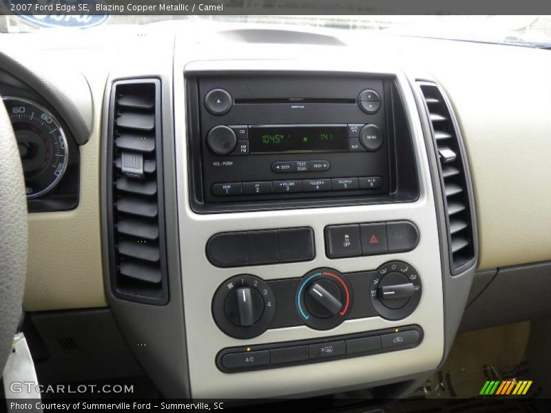 Blazing Copper Metallic / Camel 2007 Ford Edge SE