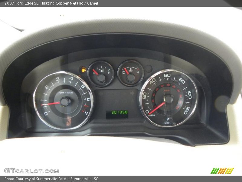 Blazing Copper Metallic / Camel 2007 Ford Edge SE
