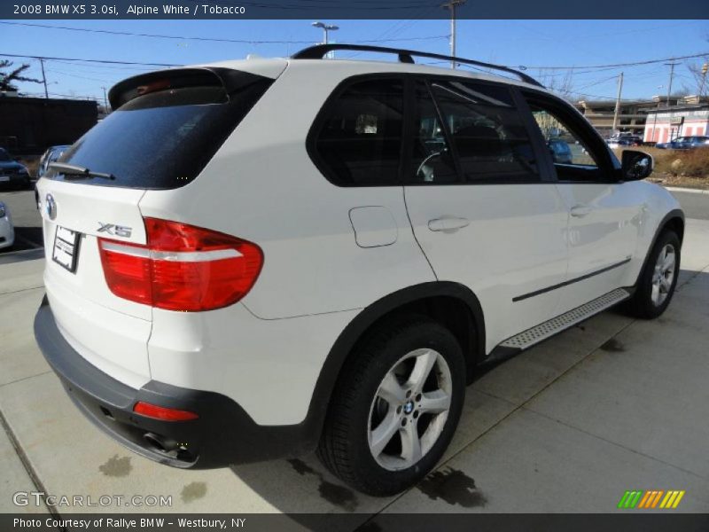 Alpine White / Tobacco 2008 BMW X5 3.0si