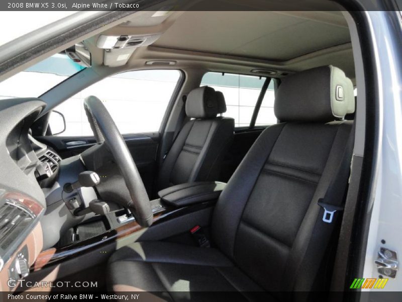 Alpine White / Tobacco 2008 BMW X5 3.0si