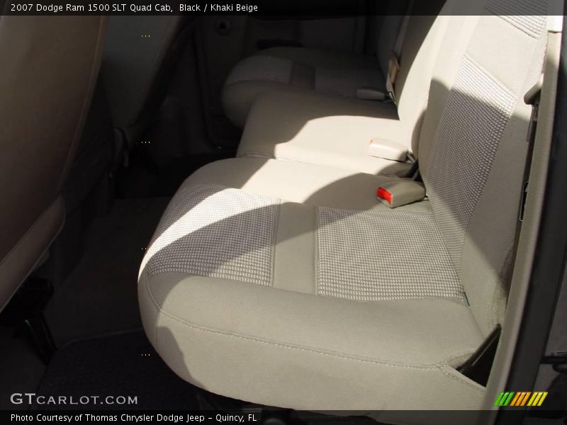 Black / Khaki Beige 2007 Dodge Ram 1500 SLT Quad Cab